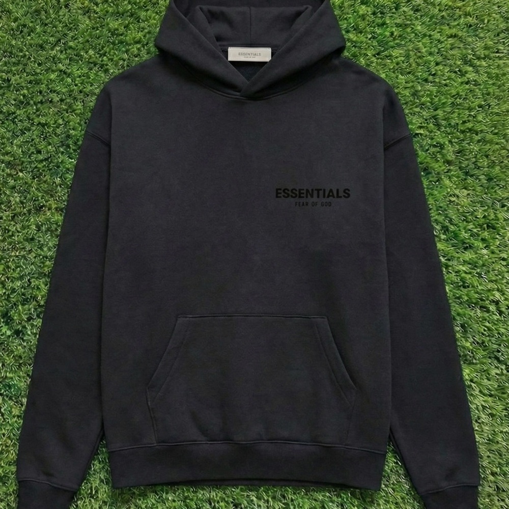 Fear of God Essentials Charcoal Hoodie - Picture 2 of 5